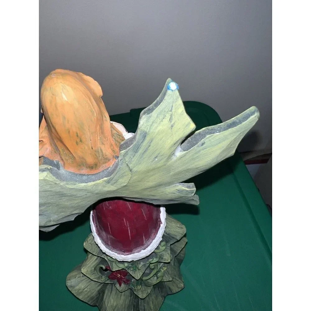 Home Reflections Ceramic HOLIDAY ANGEL Luminary with Flameless Candle 13